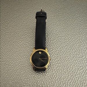 Movado Black and Gold Women's Watch - NO BOX
